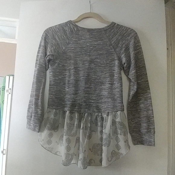 Jenna and jessie elephant print blouse girl 10/12 - Picture 3 of 4